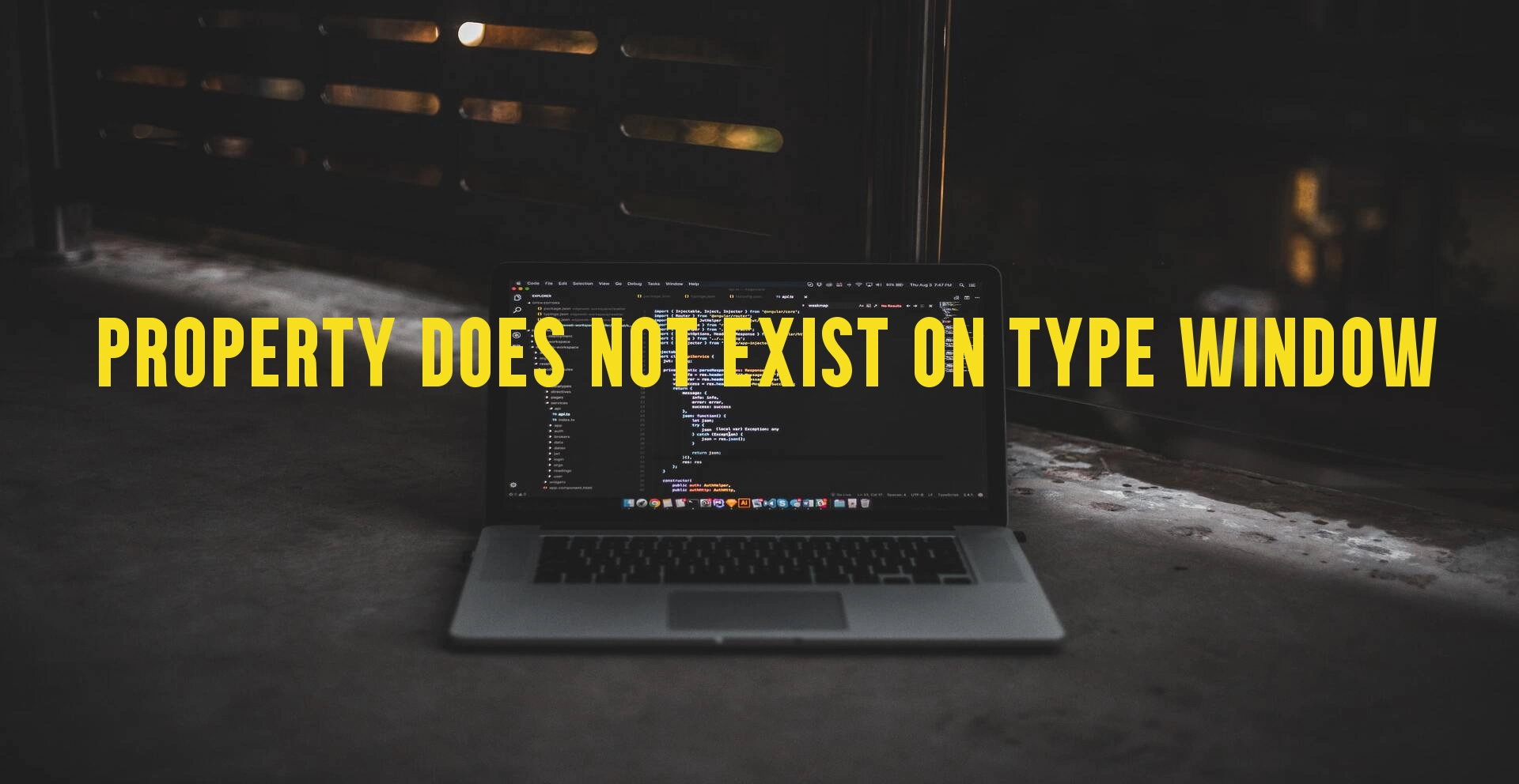 Cover Image for TypeScript Exception - Property does not exist on type window